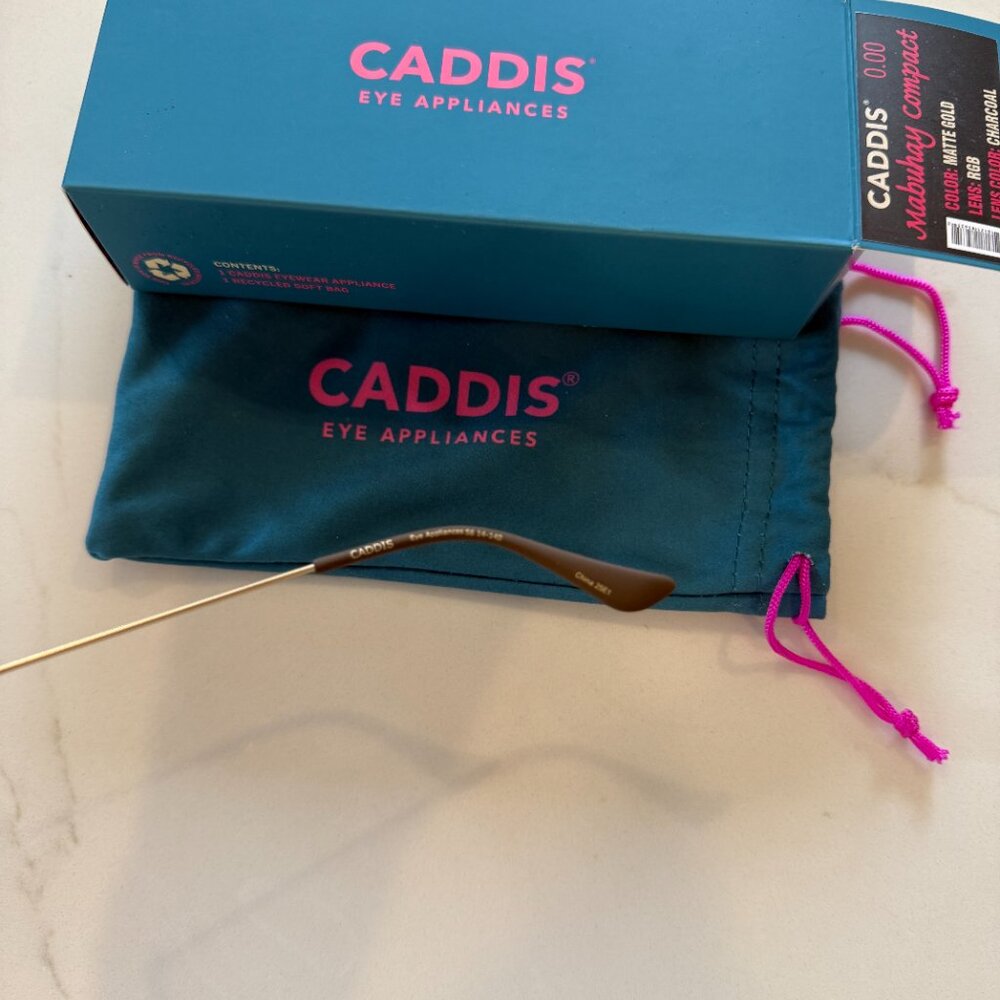 Caddis Gold Aviator Sunglasses - Picture 4 of 6